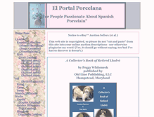 Tablet Screenshot of elportalporcelana.info